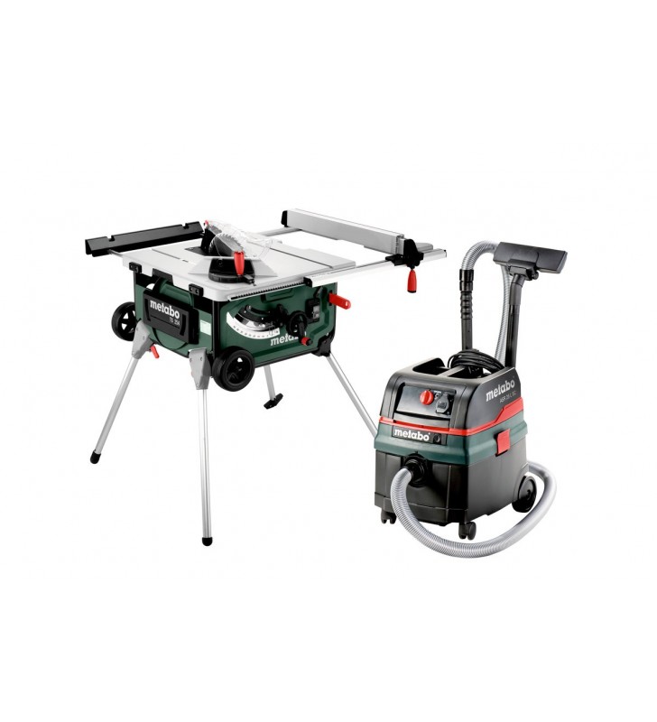 Metabo - Set scie circulaire de table TS 254 + aspirateur tous usages ASR 25 L SC