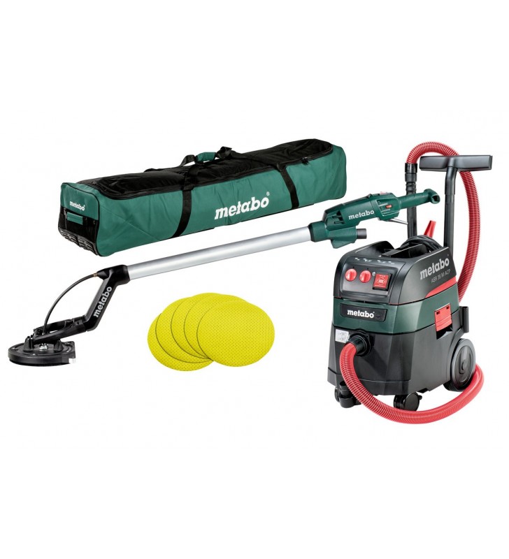 Metabo - Ponceuse à bras LSV 5-225 + aspirateur tous usages ASR 35 M ACP Set