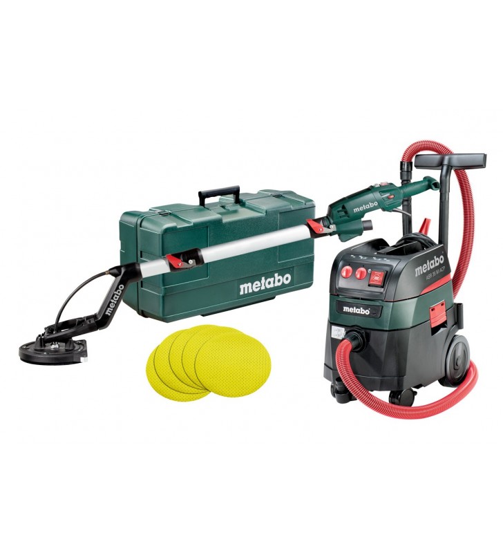 Metabo - Ponceuse à bras LSV 5-225 + aspirateur tous usages ASR 35 M ACP Set