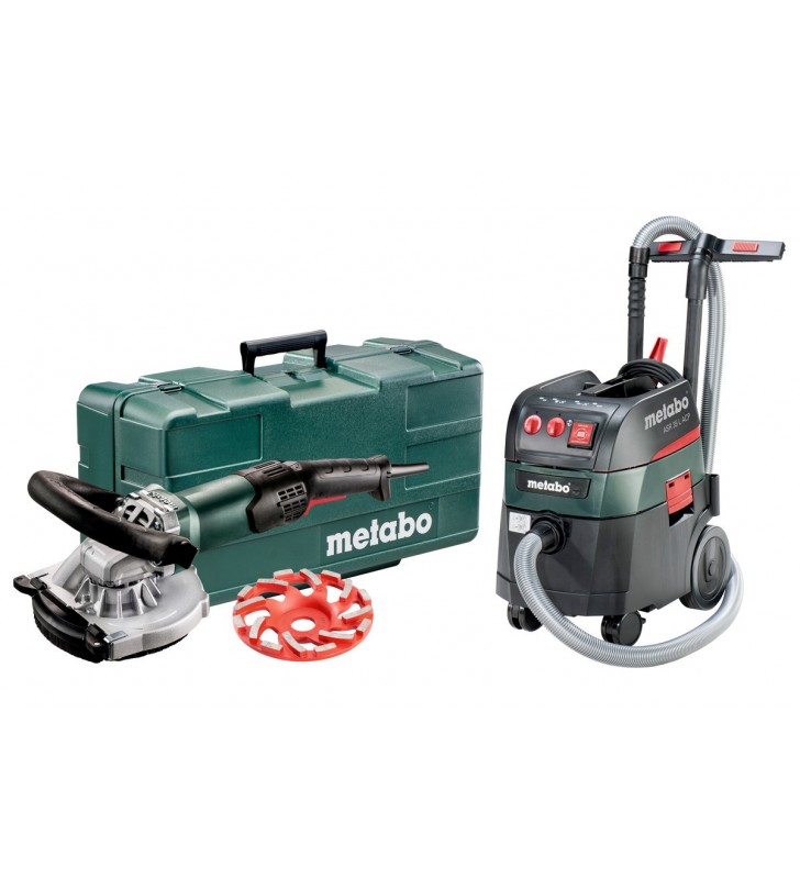 Metabo - Set avec ponceuse de rénovation RSEV 19-125 RT + aspirateur tous usages ASR 35 L ACP