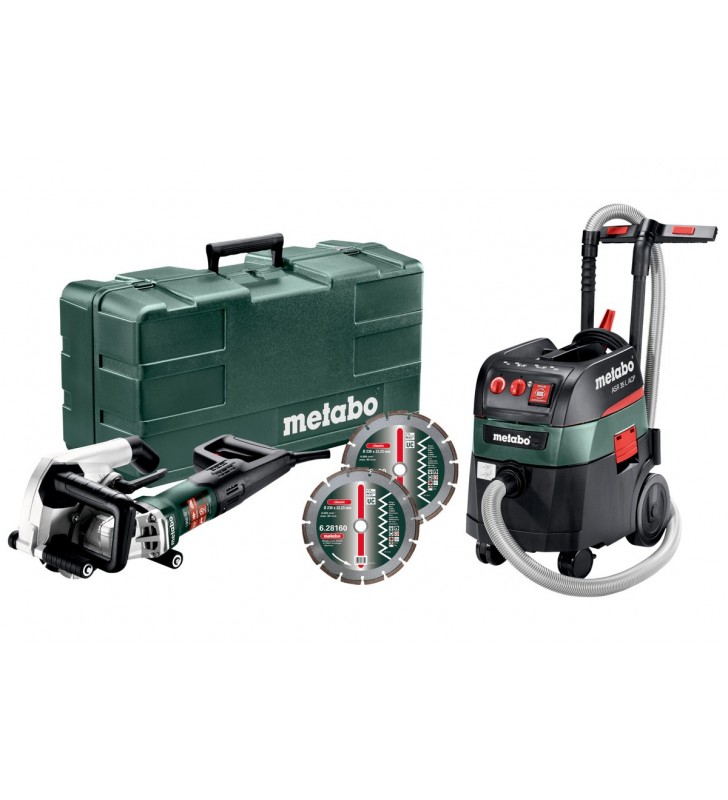 Metabo - Rainureuse à béton MFE 40 + aspirateur tous usages ASR 35 L ACP Set