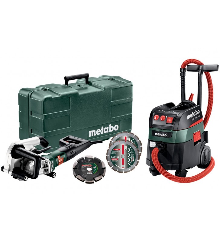 Metabo - Rainureuse à béton MFE 40 + aspirateur tous usages ASR 35 M ACP Set