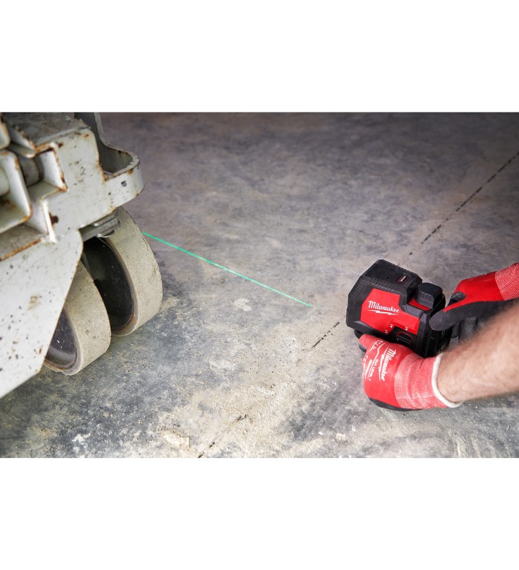Milwaukee - 4933478098 - REDLITHIUM™ USB Laser vert 2 lignes