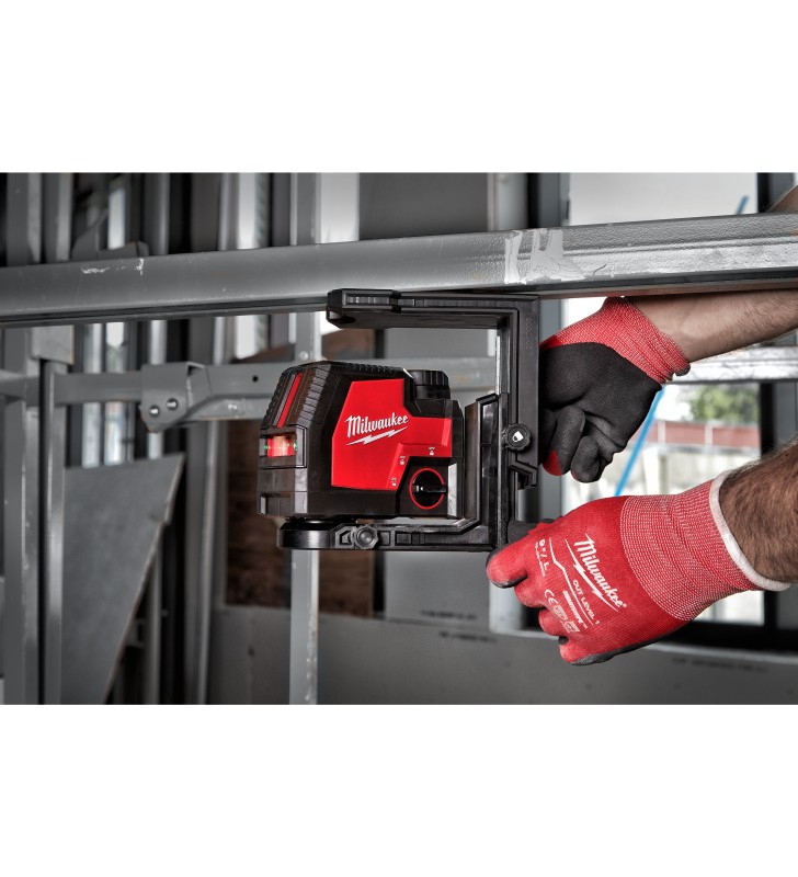 Milwaukee - 4933478099 - REDLITHIUM™ USB Laser vert 2 lignes avec aplomb