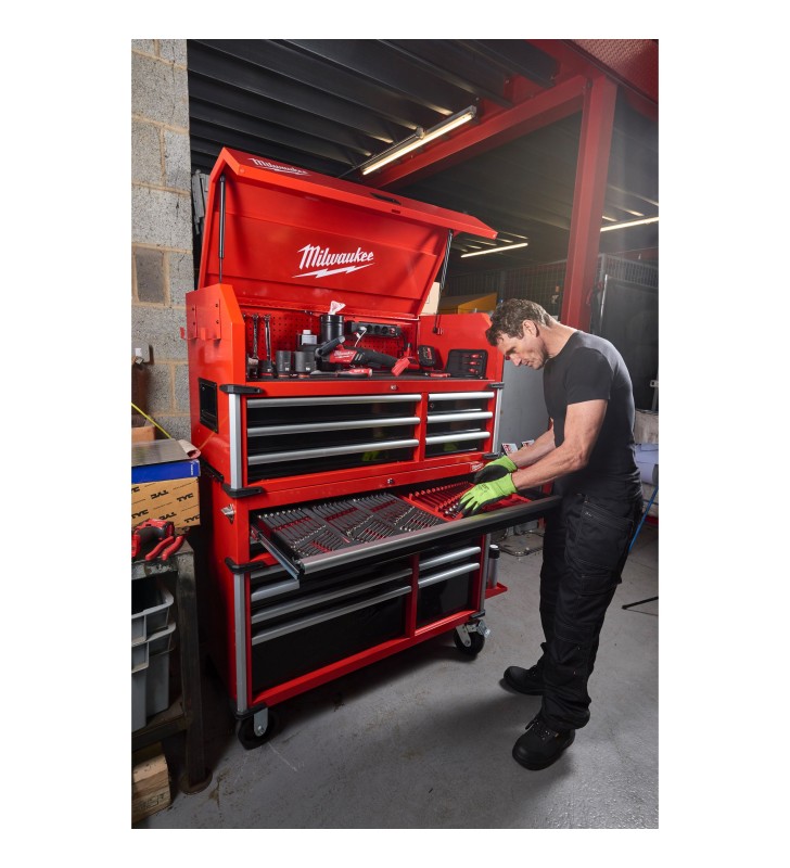Milwaukee - 4932478853 - Servante 10 tiroirs grande capacité 46" / 117 cm