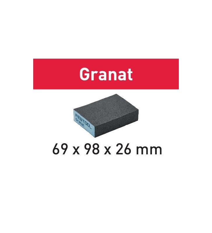 Festool - Éponge de ponçage 69x98x26 36 GR/6 Granat
