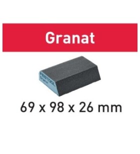 Festool - Éponge de ponçage 69x98x26 120 CO GR/6 Granat