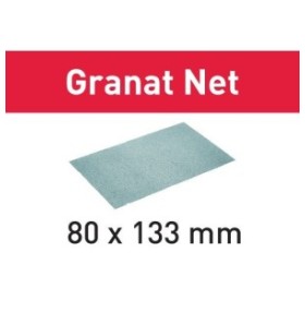 Festool - Abrasif sur toile STF 80x133 P100 GR NET/50 Granat Net