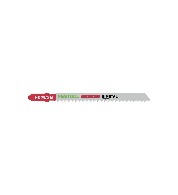 Festool - Lame de scie sauteuse HS 75/3 BI/5 PLASTICS SOLID MATERIAL