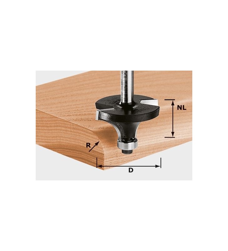 Festool - Fraise à moulurer HW S8 D19,1/R3 KL