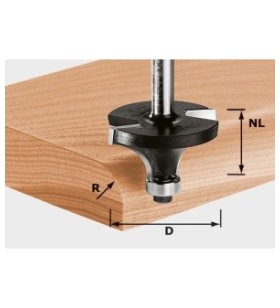 Festool - Fraise à moulurer HW S8 D31,7/R9,5 KL