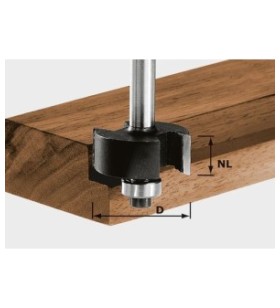 Festool - Fraise à feuillurer HW S8 D31,7/NL 12,7