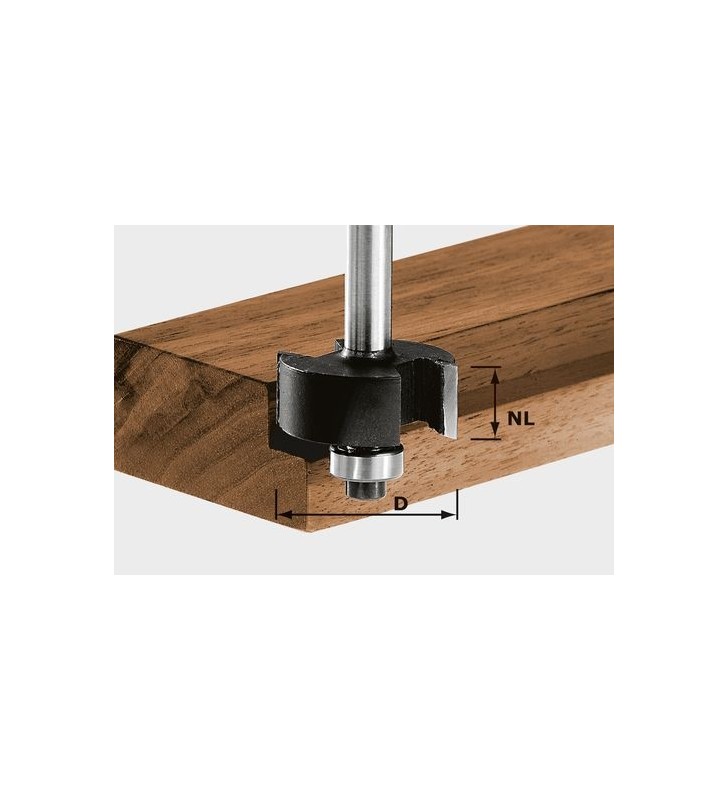 Festool - Fraise à feuillurer HW S8 D31,7/NL 12,7