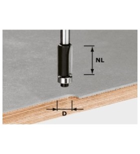 Festool - Fraise à affleurer HW S8 D12,7/NL25