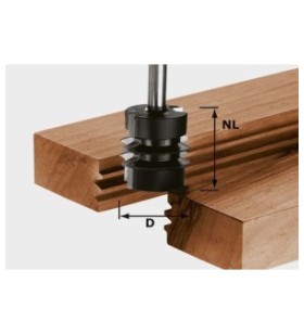 Festool - Fraise à abouter HW S8 D34/NL32