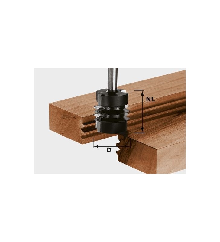 Festool - Fraise à abouter HW S8 D34/NL32