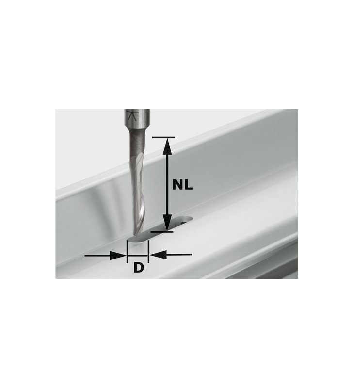 Festool - Fraise aluminium HS S8 D5/NL23