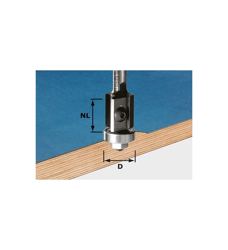 Festool - Plaquettes réversibles pour fraise à affleurer HW S8 D19/20WM Z2