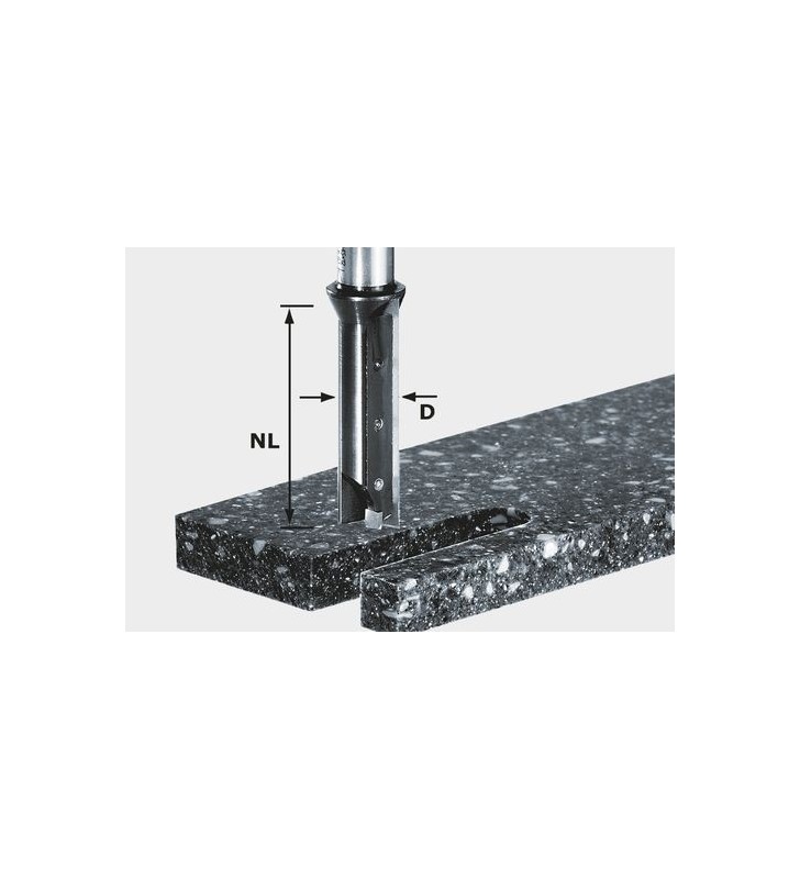 Festool - Plaquettes réversibles pour fraise à rainurer HW S12 D14/45 WM