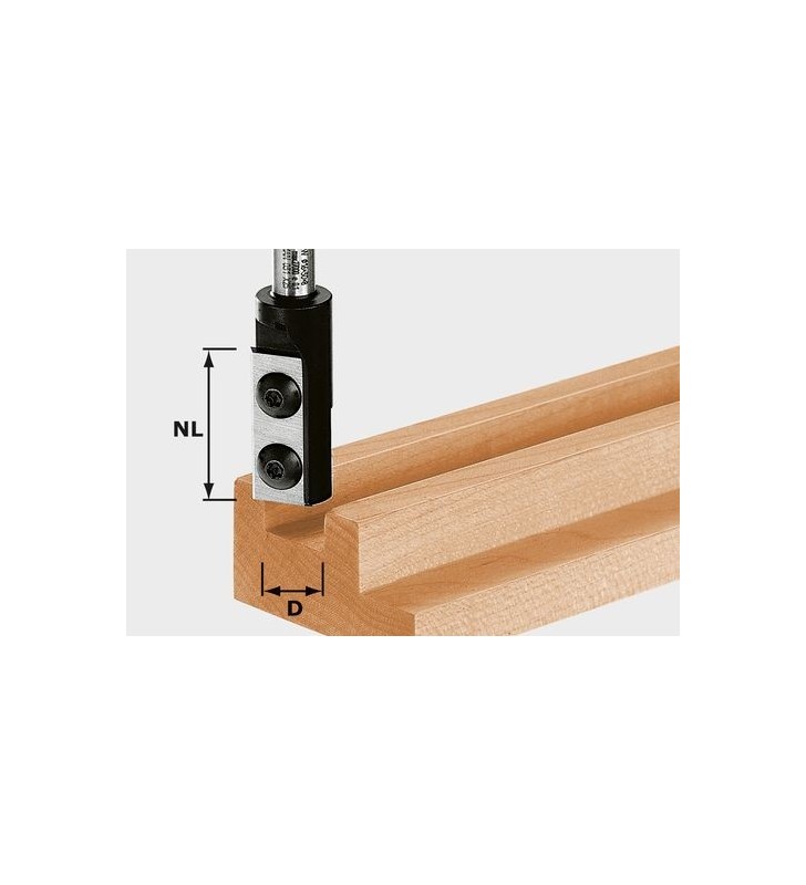 Festool - Plaquettes réversibles pour fraise à rainurer HW D14/30 S8