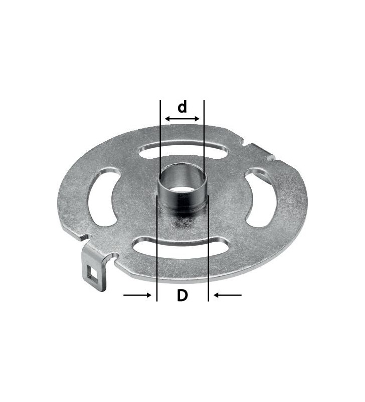 Festool - Bague de copiage KR-D 17,0/OF 1400