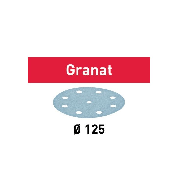 Festool - Abrasif STF D125/8 P320 GR/10 Granat