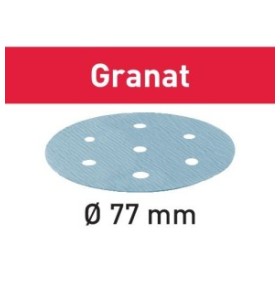 Festool - Abrasif STF D77/6 P500 GR/50 Granat