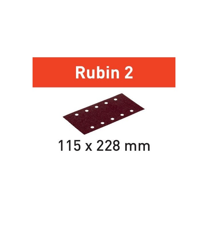 Festool - Abrasifs STF 115X228 P40 RU2/50 Rubin 2