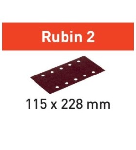 Festool - Abrasifs STF 115X228 P180 RU2/50 Rubin 2