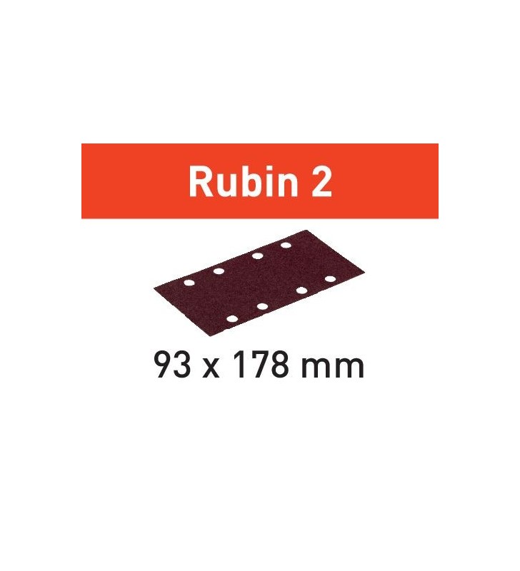 Festool - Abrasifs STF 93X178/8 P40 RU2/50 Rubin 2
