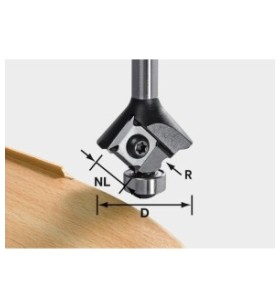 Festool - Plaquettes réversibles pour fraise à moulurer S8 HW R1 D28 KL12,7 MFK