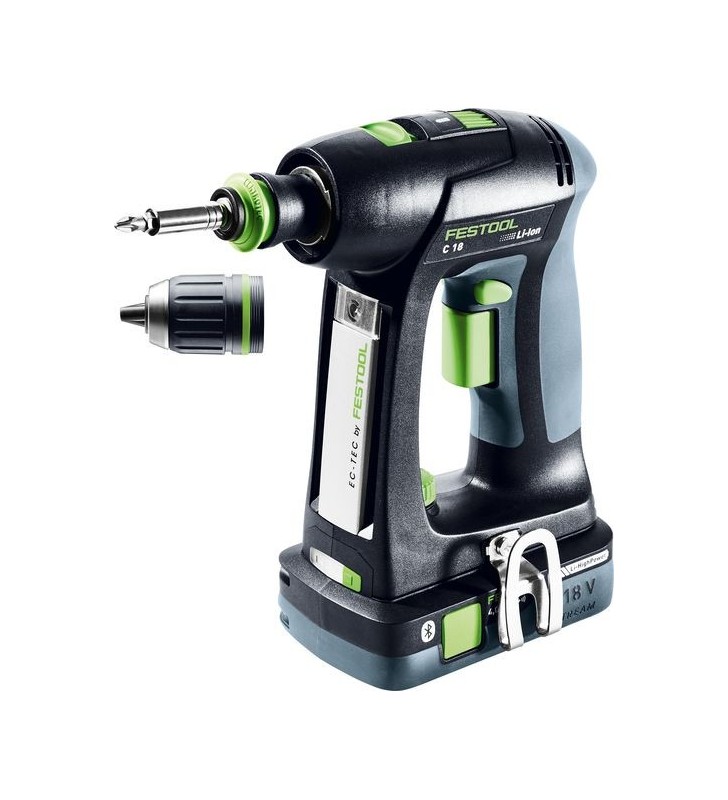 Festool - Perceuse-visseuse compacte sans fil C 18 HPC 4,0 I-Plus