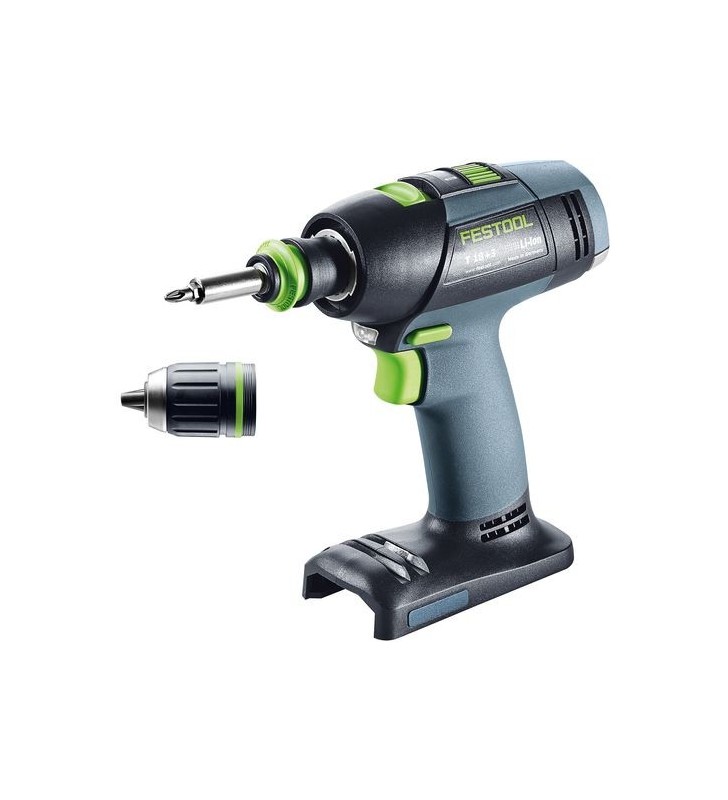 Festool - Perceuse-visseuse compacte sans fil T 18+3-Basic