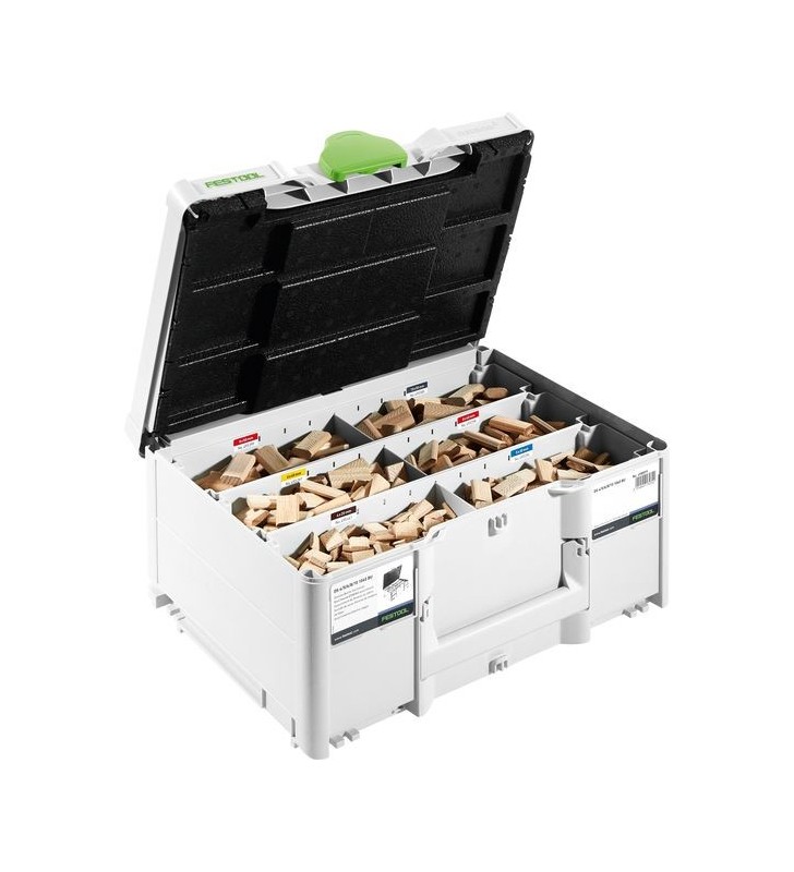 Festool - Assortiment de chevilles DOMINO en hêtre DS 4/5/6/8/10 1060 BU
