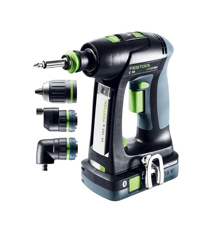 Festool - Perceuse-visseuse compacte sans fil C 18 HPC 4,0 I-Set