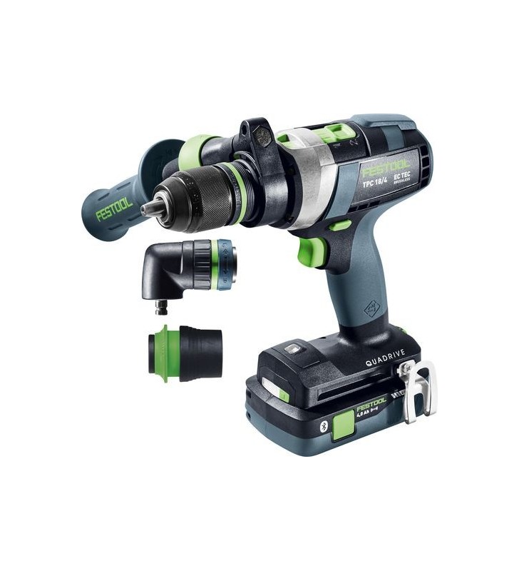 Festool - Perceuse à percussion sans fil TPC 18/4 5,0/4,0 I-Set QUADRIVE