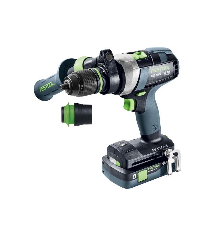 Festool - Perceuse-visseuse compacte sans fil TDC 18/4 5,0/4,0 I-Plus QUADRIVE