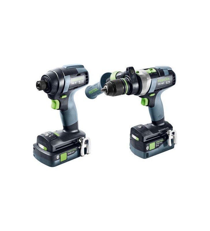 Festool - Kit perceuse-visseuse TID 18 5,0/4,0-Set TPC 18/4